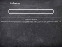 Tablet Screenshot of finalteen.com
